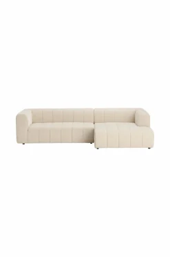 Ellos Home Sofa Corvetta 4-personers med Chaiselong Cremet hvid New