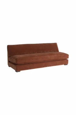 Ellos Home Sofa Daddy 3-sæders Kanel brun Discount