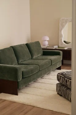 Ellos Home Sofa Gunvild 3-sæders Mørkegrøn Clearance