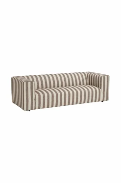 Ellos Home Sofa Lisa 3-sæders Brun / cremehvid New