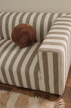 Ellos Home Sofa Lisa 3-sæders Brun / cremehvid New