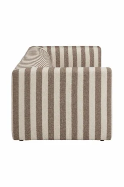Ellos Home Sofa Lisa 3-sæders Brun / cremehvid New