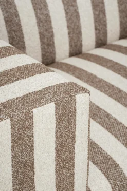 Ellos Home Sofa Lisa 3-sæders Brun / cremehvid New