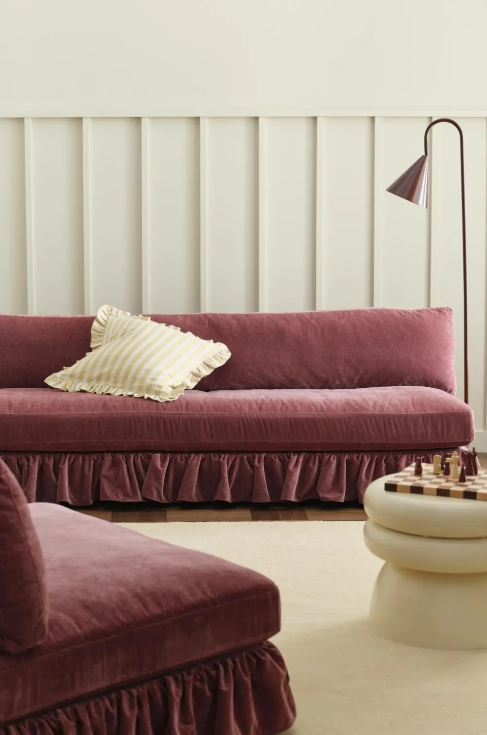 Ellos Sofaer & Lænestole>Home Sofa Pariley 3-sæders Lyngfarvet pink