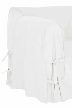 Ellos Møbeltekstiler>Home Sofabetræk Tora til lænestol Hvid