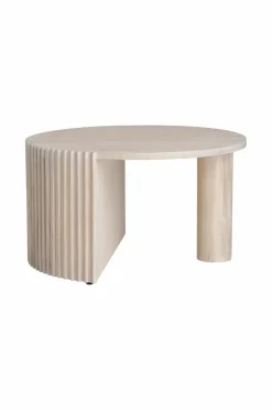 Ellos Home Sofabord Bisselina diameter 80 cm Hvidbejdset New