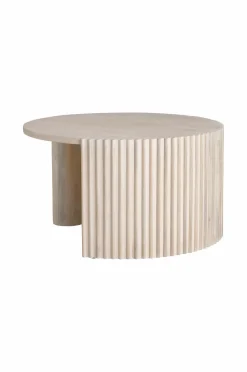 Ellos Home Sofabord Bisselina diameter 80 cm Hvidbejdset New