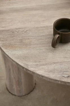 Ellos Home Sofabord Bisselina diameter 80 cm Hvidbejdset New