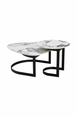 Ellos Home Sofabord Triolika 2 dele Sort / marmor Hot