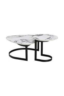 Ellos Home Sofabord Triolika 2 dele Sort / marmor Hot