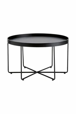 Ellos Home Sofabord Telvin Ø 78,5 cm Sort Hot