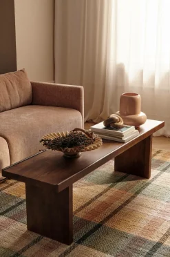 Ellos Home Sofabord Simple 150x40 cm Mørkebrun