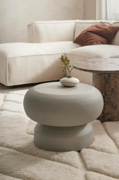 Ellos Home Sofabord Blum diameter 48 cm Beige New