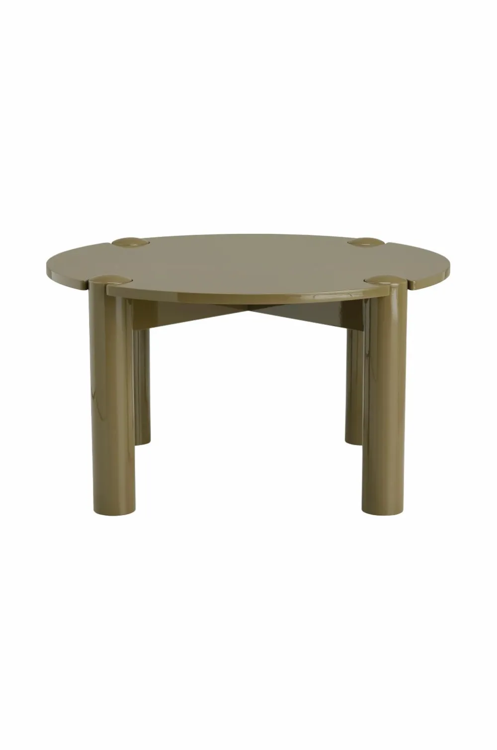 Ellos Borde>Home Sofabord Pussel Ø 80 cm Olivengrøn