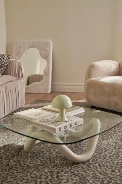 Ellos Borde>Home Sofabord Endless 84x84 cm Cremehvid, højglans