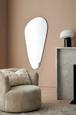 Ellos Home Spejl Dripp højde 120 cm Klar/sort Clearance