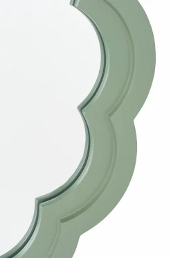 Ellos Home Spejl Flower Grøn Discount