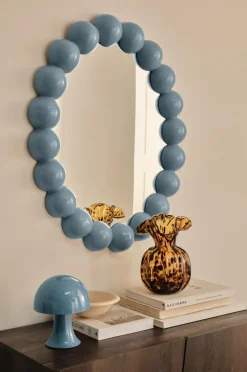 Ellos Home Spejl Globe Blå Sale