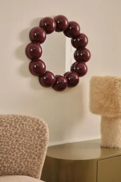 Ellos Home Spejl Mila Bourgogne Sale