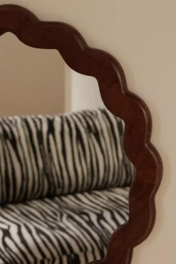 Ellos Home Spejl Mirror Lisa Mørkebrun Discount