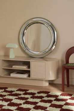 Ellos Home Spejl Silver Sølvfarvet New