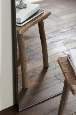 Ellos Home Spejl Valv 150x50 cm Sort Best