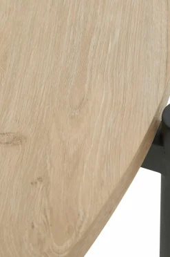 Ellos Home Spisebordssæt Gilda med 1 bord og 4 stole Natur bord/Sortstole Best