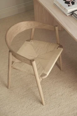 Ellos Home Spisebordsstol / armstol Wilmer Natur Clearance