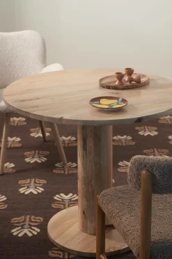 Ellos Borde>Home Spisebord Bubbel Ø 90 cm Natur