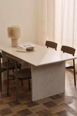 Ellos Home Spisebord Bamboo 180x89 cm Vitlaserad Sale