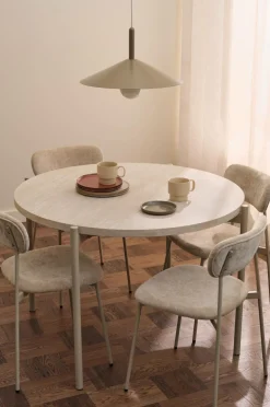 Ellos Spisegrupper>Home Spisegruppe Tridita med 1 bord + 4 stole Beige