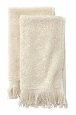 Ellos Home Sæt med frottéhåndklæder Molly 2 dele Cremehvid Online