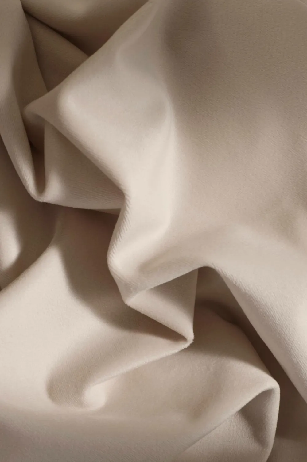 Ellos Home Stofprøve Demi i fløjl Naturlig hvid Discount