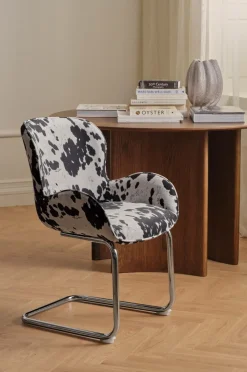 Ellos Stole & Skamler>Home Stol Cowlow Sort/hvid