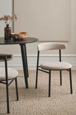 Ellos Home Stol Doggi 2-pak Beige velour Hot