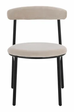 Ellos Home Stol Doggi 2-pak Beige velour Hot