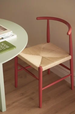 Ellos Home Stol Ellinita 2-pak Teglrød / natur Outlet