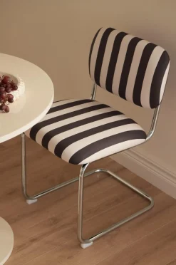 Ellos Stole & Skamler>Home Stol Kiri 2-pak Sort / cremet hvid