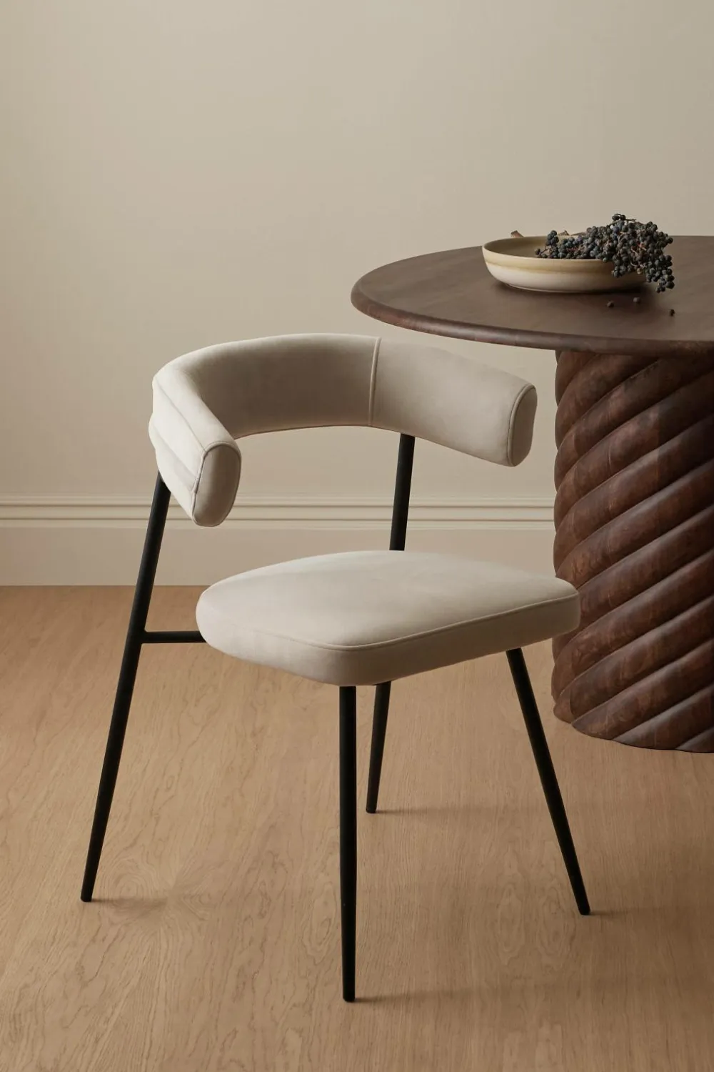 Ellos Home Stol Lonja 2-pak Beige Online