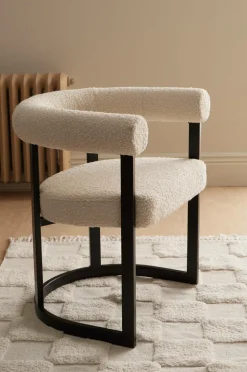 Ellos Home Stol Parie Cremehvid/sort