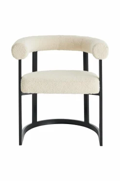 Ellos Home Stol Parie Cremehvid/sort