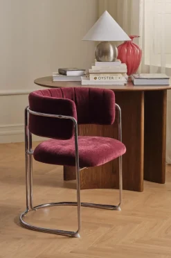 Ellos Home Stol Piccolina 2-pak Bourgogne Sale