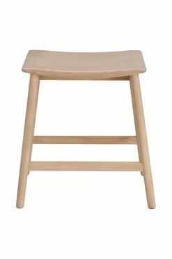 Ellos Stole & Skamler>Home Taburet Baderia Hvid glaseret