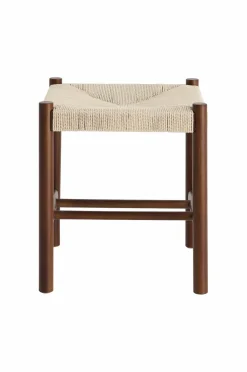 Ellos Home Taburet Ellan 40x40 cm Valnøddebrun Online