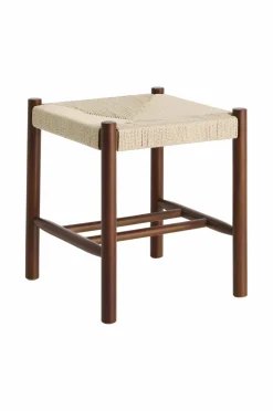 Ellos Home Taburet Ellan 40x40 cm Valnøddebrun Online