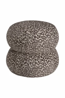 Ellos Puffer & Fodskamler>Home Taburet Leo Grå