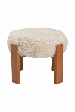 Ellos Puffer & Fodskamler>Home Taburet Mammut Beige