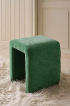 Ellos Home Taburet Pigally Grøn farve Clearance