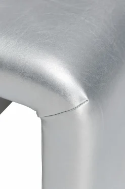 Ellos Home Taburet Stool Silvano Sølvfarvet