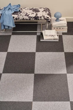 Ellos Home Tekstilfliser Tæppe 20-pak Grå New